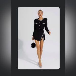 Sasha Black Weave Pearl
Embellishment Set